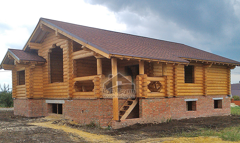 готовый дом из бревна в белгороде