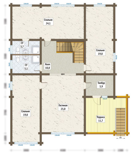 план 1-го этажа белгород