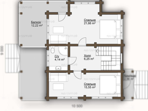 план 2 этажа дома лукерьино